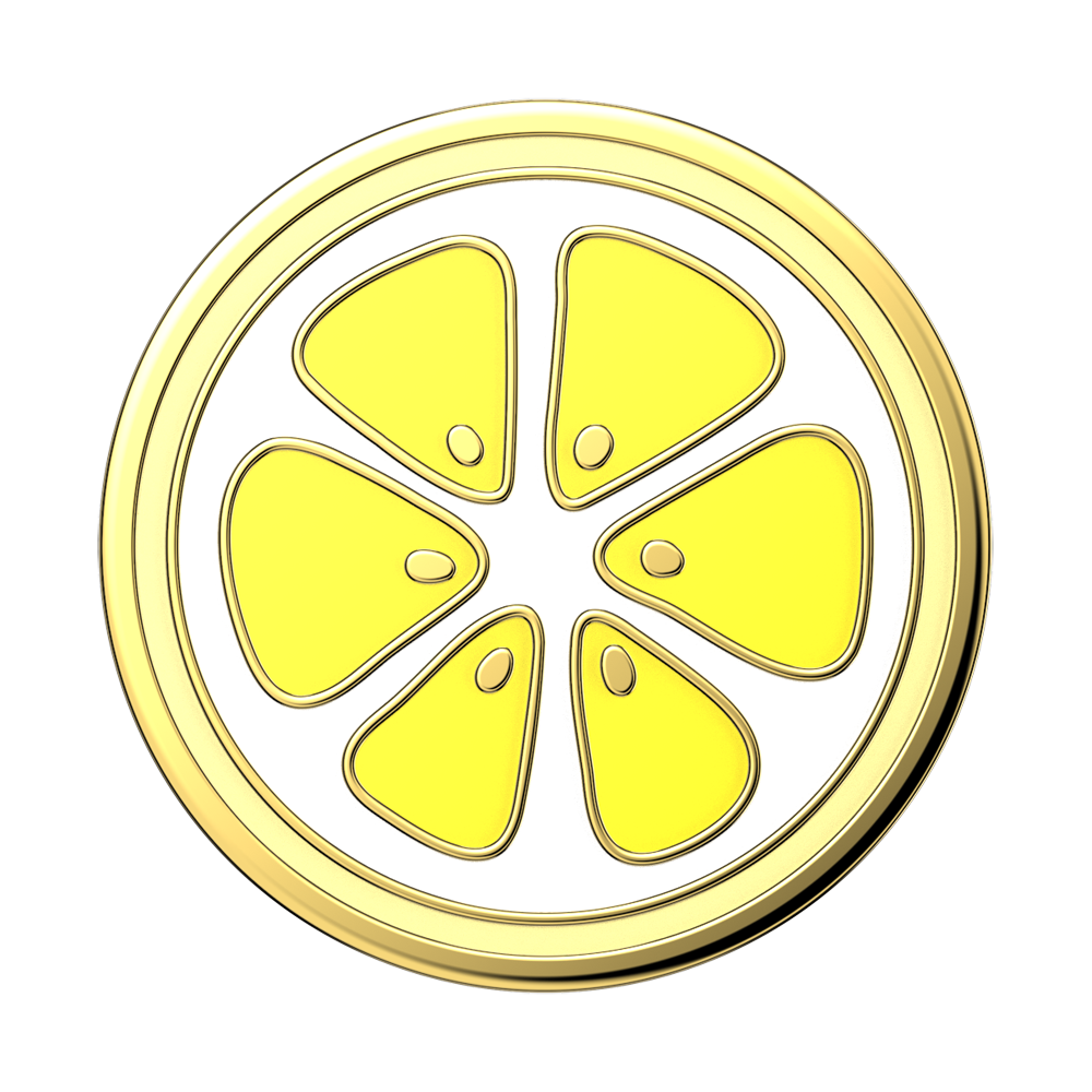 Enamel Lemon Slice (zoom)