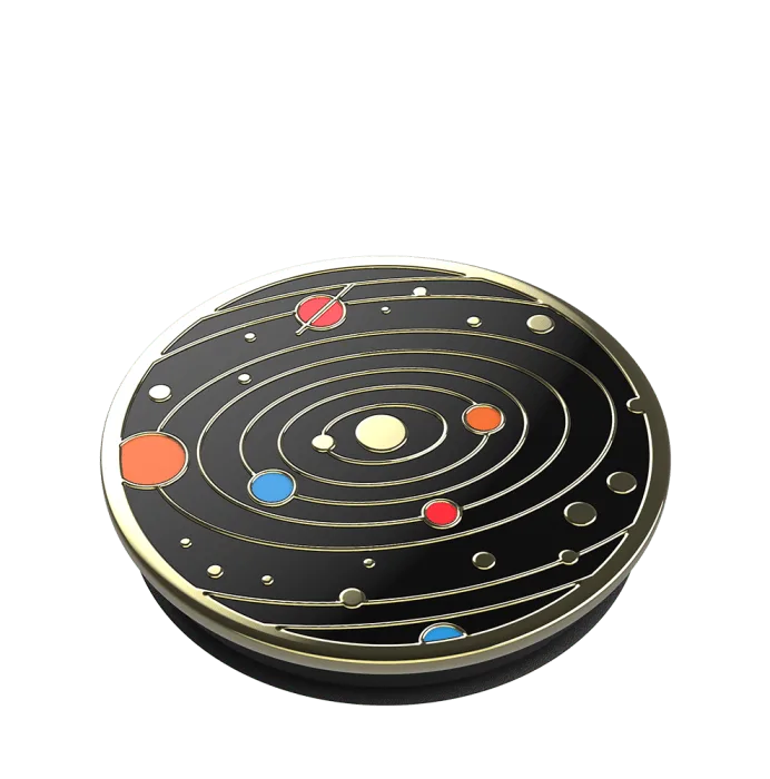 PopSockets enamel Sola Flare Metal polido à mão e esmalte 3D